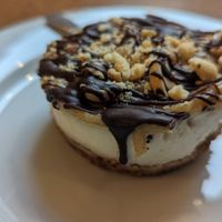 Snickers cheesecake at MiiT in Riga