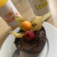 Chocolate mousse cake vegan 🌱 🍫  at MiiT in Riga