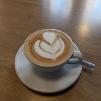 Oat milk flat white at MiiT in Riga