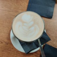 Vegan chaï latte at MiiT in Riga