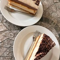 Tiramisu taart, echt geweldig at MiiT in Riga