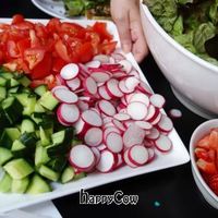 Our vegan / vegetarian dinner @ MiiT (pls. see also my review here on HC). at MiiT in Riga