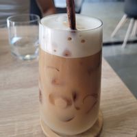 Iced coffee   at VíK - Vegan Venue in Bratislava