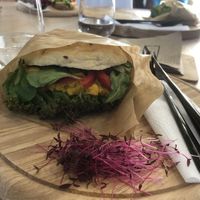 Bagel  at VíK - Vegan Venue in Bratislava