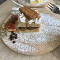 10/10. You should get matcha tonic with cremish and batch brew with pařížák! Really friendly service and charming music. Doggos welcomed well!  at VíK - Vegan Venue in Bratislava