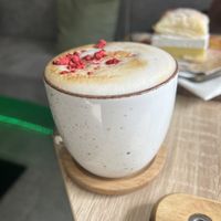 Pumpkin spice latte  at VíK - Vegan Venue in Bratislava