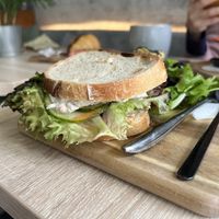 No tuna sandwich  at VíK - Vegan Venue in Bratislava