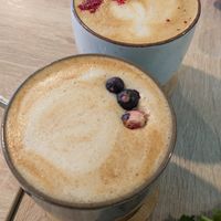 Lattes at VíK - Vegan Venue in Bratislava