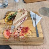 Caramel cake at VíK - Vegan Venue in Bratislava