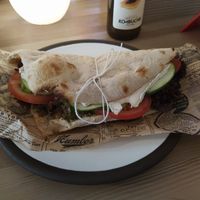 Pita "sandwich" at Innocent Cafe in Riga