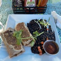 Crispy Burrito at Naked Cafe in Encinitas