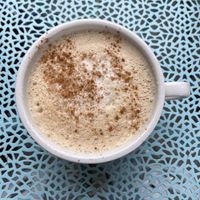 Gingerbread chai  at Naked Cafe in Encinitas