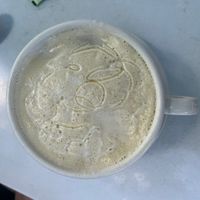 Green tea latte  at Naked Cafe in Encinitas