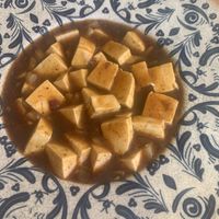 Tofu in hot and sour saucee  at Great Asia in Lanzarote