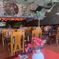 Inside the restaurantt  at Great Asia in Lanzarote