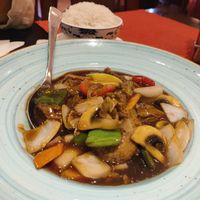 Vegan "duck" at Great Asia in Lanzarote