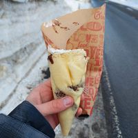 Crepe at Dot's Crepe in Otaru