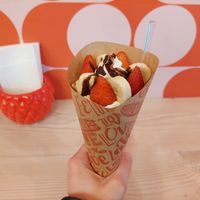 Crepe at Dot's Crepe in Otaru