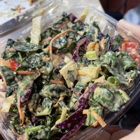 Thai style kale salad  at Ocean Beach People's Organic Foods Deli in San Diego
