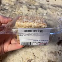 coconut lime cake   at Ocean Beach People's Organic Foods Deli in San Diego