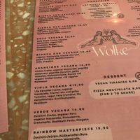 Vegan options   at Wolke - 1090 in Vienna