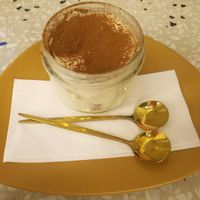 Vegan tiramisu at Wolke - 1090 in Vienna