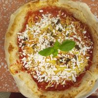 Pizza Alberto Vegana at Wolke - 1090 in Vienna