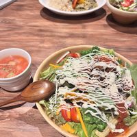 Vegan Taco Rice  at Optimum Eats in Tokyo