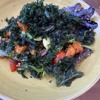 Kale, chickpea and sweet potato salad  at Cooked Goose Cafe in Hyams Beach