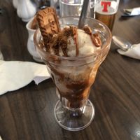 Biscoff sundae   at The Nith Hotel in Dumfries