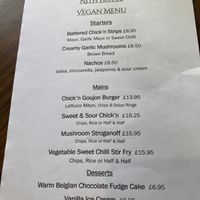 Vegan Menu June ‘24 at The Nith Hotel in Dumfries