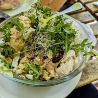 Green sower salad at Dal Dalla Gelato in Warsaw