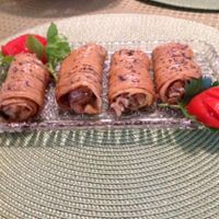 Bean curd rolls! at Vegan with Joy in Rancho Cucamonga