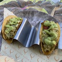 Tacos vegani   at Monate Beach in Travedona-monate