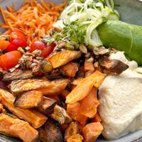 Buddha bowl   at Simply Raw Bakery and Bistro in Vienna