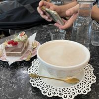 Hot chocolate   at Simply Raw Bakery and Bistro in Vienna