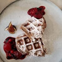 Waffeln at Simply Raw Bakery and Bistro in Vienna