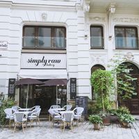 Location COULD NOT be cuter! at Simply Raw Bakery and Bistro in Vienna