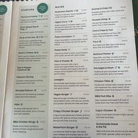 Menu August 2024  at The Waterfront Inn in Shanklin