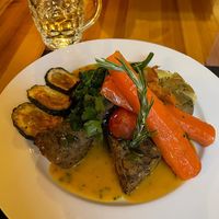 Every mouthful is magic!  Nut roast by top chef at The Globe Inn  at The Globe Inn  in Chagford