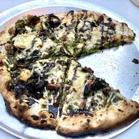 Very good vegan pizza!🍕   at Hearth Food Garden in Portsmouth