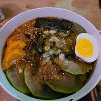 Vegetarian ramen at Sushi & Drinks in Quito