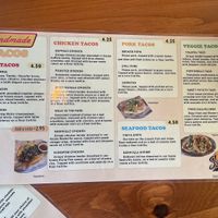 Menu  at Social Taco in East Peoria