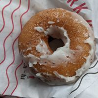 Vegan lime doughnut at Dark Horse Coffee Roasters in San Diego