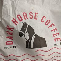 Take away at Dark Horse Coffee Roasters in San Diego