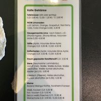 Cold drinks  at Lesecafe Anstandig essen in Erlangen