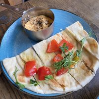 Harissa Houmous & Flatbreadd  at Pippin in Maidstone