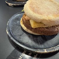 Breakfast sandwiches #Veganuary at Exquisite Creatures Coffee in Portland