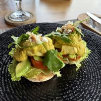 Tofu Benedict  at Anandinii Organic Garden & Kitchen in Sidemen