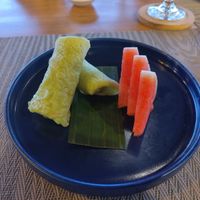 Balinese dessert at Anandinii Organic Garden & Kitchen in Sidemen